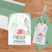 Country Village Witte Kerst Keramisch Ornament