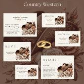 Land Western Cowgirl Pet met Bloemen Menu
