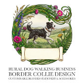 Border Collie Hondenuitlater Aangepaste Vinyl Stic Sticker