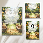 Landelijk Perenboomgaard Rustieke Bruiloft Save The Date
