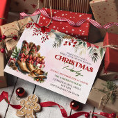 Cowboylaarzen Vrolijk kerstfeest gunstboxen Bedankdoosjes