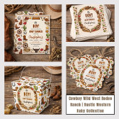 Cowboy Wild West Rodeo Ranch | Rustic Western Baby Kaart
