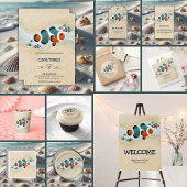 Craft Glitter Clown Fish Nemo Baby shower Kaart