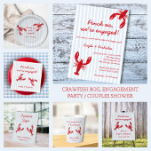 Knijp Ons We Zijn Verliefd Kreeft Koken Zuidelijk Servet