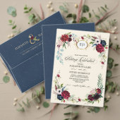 Navy blue | Geometrische weduwschap met de Bourgog Kaart (Personaliseer deze collectie van deze onafhankelijke maker. Test)