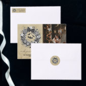 Griezelige krans latte mok