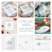 Over het Crescan Moon baby shower Etiket