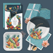 Cool Blauwgroen krokodil Aligator Reptiel Huidpatr Servet