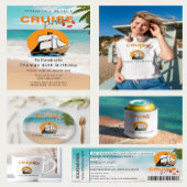 Cruise Party 40 Verjaardagsfeestinstapkaart