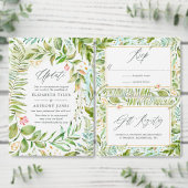 Geometrische crystal online virtuele bruiloft kaart (Personaliseer de collectie van deze zelfstandige maker.)