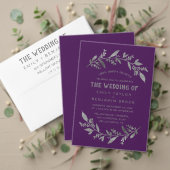 Curved Branches | Silver Wedding Envelope Ronde Sticker (Personaliseer deze collectie van deze onafhankelijke maker. Test)