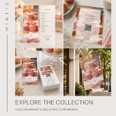 Bakkerij Custom Logo Foto QR Code Promotie Flyer