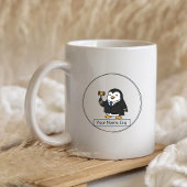 Personalized Lawyer Esq Penguin Ceramic Vessel Koffiemok