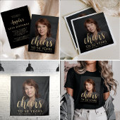 Proost op 50 jaar Retouradres 50ste verjaardag Etiket