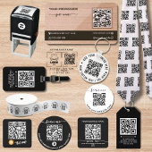 QR-code Scan me Bagagelabel
