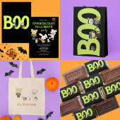 Leuk dier spooktacular Halloween Kinder partij Kaart