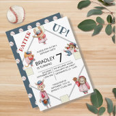 Batter omhoog! Honkbal Sport Verjaardag Gast van E T-shirt