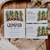 Een beetje Camper Forest Baby shower Invitation Kaart