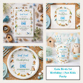 Cute Birds 1st Birthday Party – Fun Kids 