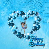 De verjaardagswens fee wijn etiket