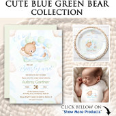 Barly Wachten Baby shower Oh Boy Luier Raffle Kaar Informatiekaartje