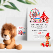 Leuk Circus Carnaval Festival Kinderen Kinder Fees Papieren Bordje