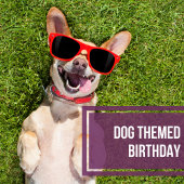 Cute Cartoon Dog Theme Birthday Party Bedankdoosjes