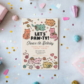 Cute Kitten Verjaardagsfeest Favor tag Bedankjes Labels
