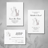 Schattigee Katten Cartoon Tekening Eenvoudige Brui Kaart