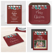 Creëer Uw eigen kerstfamilie komt overeen met een  Kleine Kerstsok