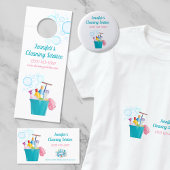 Diensten voor het reinigen van bubels t-shirt