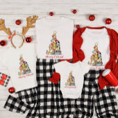 Schattige Meowy Kerstkatten Kerstboom Tote Bag