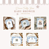 Schattige denim Baby shower Servet