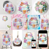 Schattigee dinosaurus oerwoud School kind verjaard Ronde Button 7,6 Cm