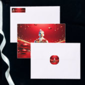 Cute Duck Christmas Holiday Card Feestdagenkaart