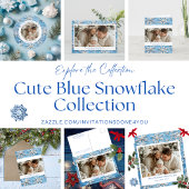 Schattigee gepersonaliseerde Blue Snowflake Christ Sleutelhanger