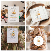 Schattigee Ghost Pumpkin Boo Halloween Baby shower Bedankkaart