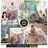 5e verjaardag tulp Party Borden Papieren Bordje