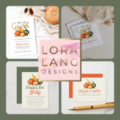 Sinaasappel Oh mijn kalebas kleine pompoen luier l Informatiekaartje