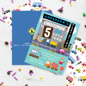 Vervoer Verjaardag Spandoek