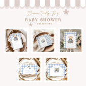 Schattigee Jean Baby Denim Baby shower Boeken voor Informatiekaartje