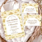 Cute Jungle Safari Baby Shower Kaart