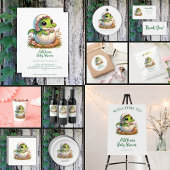 Schattige Kawaii Baby alligator hatching Baby show Bedankdoosjes