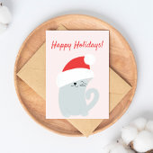 Kute Kat met kerstmis voor kerstmis, aangepast Kin Mok