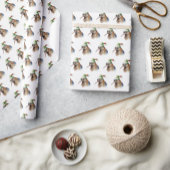 Schattigee Kiwi Bird in Christmas Elf Pet, op maat Poster