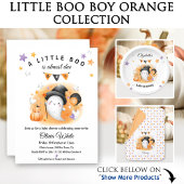 Halloween Little Boo is bijna te wijten aan Baby s All In One Uitnodiging