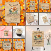 Schattigee Little Gobble Turkije Baby shower Kaart