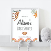 Leuke Aap Terug naar School Feestdagenkaart