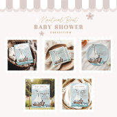 Nautical Boat Baby shower Papieren Bordje