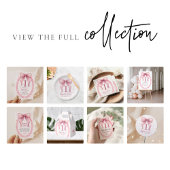 Schattige Roze Bow Coquette 1e Verjaardag Reclamebord Met Voetstuk